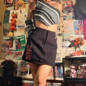 Black hello kitty skirt